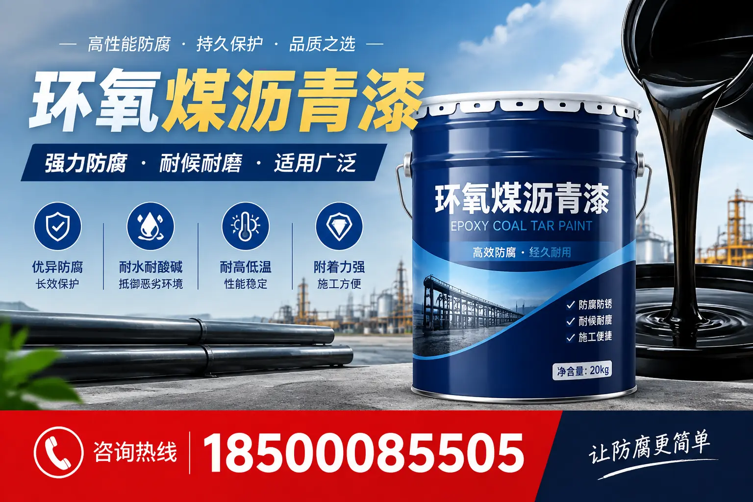 环氧煤沥青漆在不同气候条件下的表现分析，福清适用性
