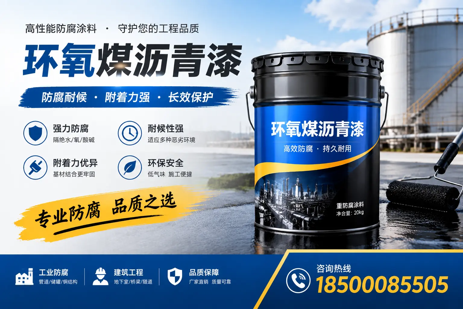 如何选择适合的环氧煤沥青漆?福清市场选型指南